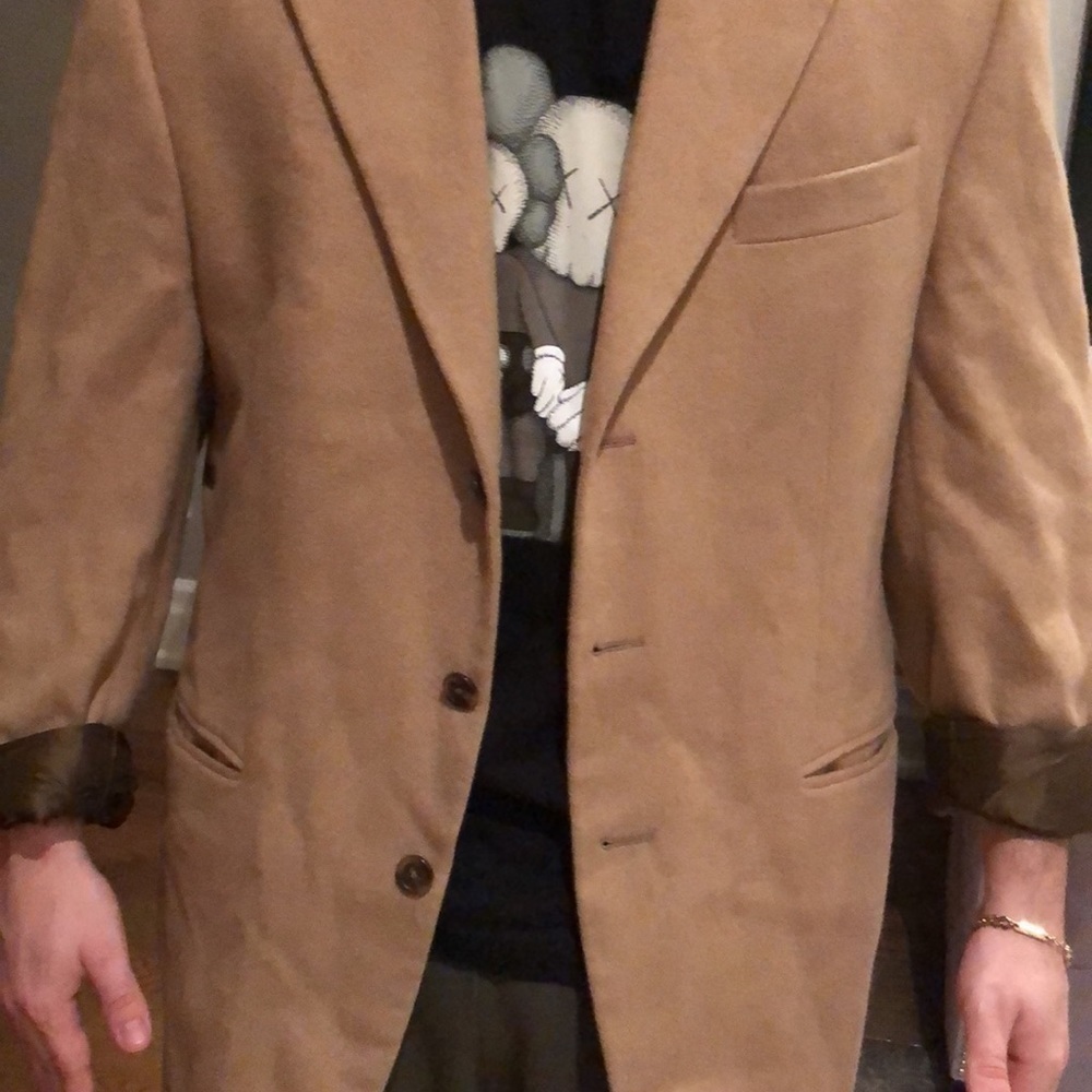 Ralph Lauren Chaps vintage wool camel blazer in M